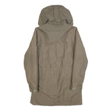 JACK WOLFSKIN Womens Beige Outdoor Jacket UK 10 Polyester Blend Plain Zip Hooded