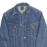 LEE Mens Blue Denim Jacket XS Cotton Classic Button Closure Casual Wear