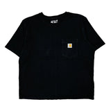 Age 8-10 Carhartt T-Shirt - Medium Black Cotton