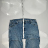 Dickies Double Knee Carpenter Pants - 36W 30L Blue Cotton