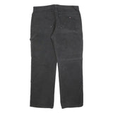 DICKIES Mens Relaxed Black Jeans Denim W38 L32 Workwear Zip Pockets