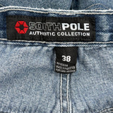 Southpole Denim Shorts - 38W 12L Blue Cotton
