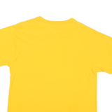 CHAMPION Mens Yellow Valparaiso Football Graphic T-Shirt M Short Sleeve Crew