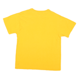 CHAMPION Mens Yellow Valparaiso Football Graphic T-Shirt M Short Sleeve Crew