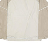 HELLY HANSEN Mens Beige & Cream Jacket M Nylon Plain Zip Casual Outdoor