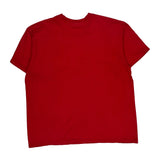 Nike T-Shirt - 2XL Red Cotton