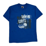 Fruit Of The Loom Single Stitch T-Shirt - Medium Blue Cotton Blend