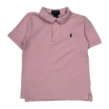 Age 6 Polo By Ralph Lauren Polo Shirt - XS Pink Cotton