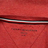 Tommy Hilfiger T-Shirt - Large Red Cotton
