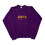 Fruit Of The Loom Sweatshirt - XL Yellow Cotton Blend