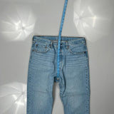 501 Levis Jeans - 33W 26L Light Wash Cotton