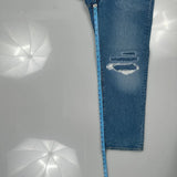 501 Levis Jeans - 36W 30L Blue Cotton