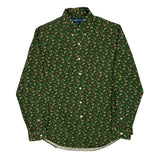 Ralph Lauren Graphic Patterned Shirt - Large Green Cotton