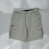 Wrangler Cargo Shorts - 32W 10L Grey Cotton