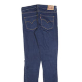 LEVI'S Womens Jeans Blue Slim Skinny Denim Medium W26 L32 Classic Fit Zip