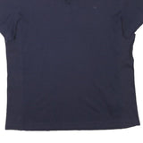 CALVIN KLEIN Womens Navy Blue V-Neck T-Shirt M Short Sleeve Classic Cotton Blend