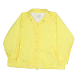 HABAND Womens Yellow Polyester Button Jacket XL Plain Casual Lightweight
