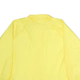 HABAND Womens Yellow Polyester Button Jacket XL Plain Casual Lightweight