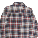 LINCOLN OUTFITTERS Mens Blue Brown Check Shirt M Casual Cotton Blend Flannel