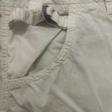 Kocca Cargo Trousers - 32W UK 10 White Cotton Blend