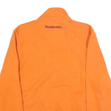 NIKE Mens Orange OSU Oklahoma State 1/4 Zip Sweatshirt M Cotton Blend Pullover