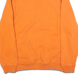 NIKE Mens Orange OSU Oklahoma State 1/4 Zip Sweatshirt M Cotton Blend Pullover
