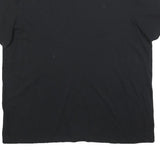 CALVIN KLEIN Mens Black T-Shirt XL Short Sleeve Crew Neck Plain Cotton Blend