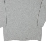 Mens Grey & Cream Patterned Wool Blend Jumper Crew Neck Basic Knit L Teddy Bear