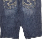 SILVER JEANS CO Womens Shorts Blue Denim Casual M W30 Suki Style