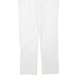 SEVEN7 Womens White Slim Slim Straight Denim Light W32 L30 Cotton Blend Zip