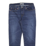 LEVI'S Womens Slim Blue Denim Jeans W28 L27 Classic Zip Cotton Blend Pockets