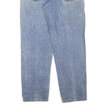 CARHARTT Womens Jeans Blue Regular Straight Denim Light W34 L29 Zip Casual