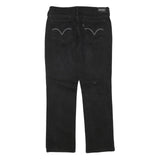 LEVI'S 505 Womens Black Regular Straight Denim W30 L28 Classic Fit Jeans