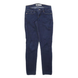 LEVI'S 524 Womens Slim Jeans Denim Dark W26 L32 Stylish Cotton Blend Zip