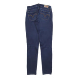 LEVI'S 524 Womens Slim Jeans Denim Dark W26 L32 Stylish Cotton Blend Zip