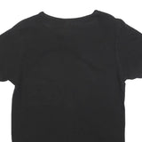 Womens Black Marilyn Graphic T-Shirt M Short Sleeve Crew Neck Tattoo Print