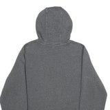 NIKE Mens Grey Hoodie L Cotton Blend Pullover Sports Sweatshirt