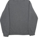 NIKE Mens Grey Hoodie L Cotton Blend Pullover Sports Sweatshirt