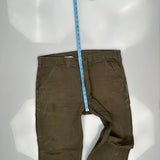 Carhartt Carpenter Trousers - 38W 31L Brown Cotton