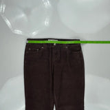 Tommy Hilfiger Boot Cut Pants - 31W US 8 Brown Corduroy