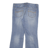 TOMMY HILFIGER Womens Blue Regular Bootcut Denim Light W35 L33 Toggle Closure