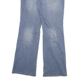 TOMMY HILFIGER Womens Blue Regular Bootcut Denim Light W35 L33 Toggle Closure
