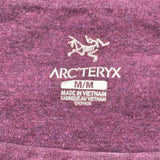 Arc'Teryx Long Sleeve T-Shirt - Medium Purple Cotton Blend