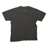 HARD ROCK CAFE Mens Black Cotton Blend Graphic T-Shirt L Short Sleeve Crew Neck