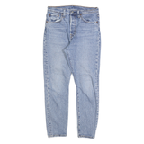 LEVI'S 501S Womens Jeans Blue Regular Straight Denim Light W27 L28 Classic