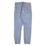 LEVI'S 501S Womens Jeans Blue Regular Straight Denim Light W27 L28 Classic