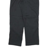 DICKIES Mens Regular Fit Black Cotton Blend Zip Trousers W34 L28 Workwear