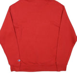 CHAMPION Mens Red Hoodie M Cotton Blend Pullover Drawstring Hood Casual