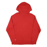 CHAMPION Mens Red Hoodie M Cotton Blend Pullover Drawstring Hood Casual
