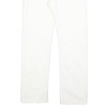 DONDUP Womens White Regular Fit Straight Denim Jeans Cotton Blend Zip W32 L30